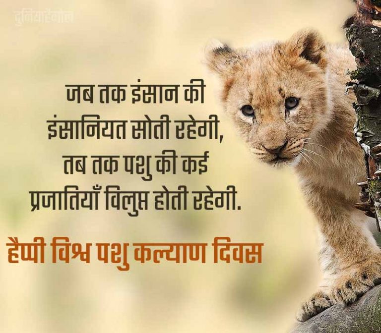 World Animal Day Shayari Status Quotes | विश्व पशु दिवस शायरी स्टेटस कोट्स